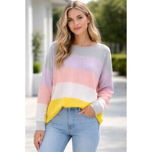 Andrée by Unit Colorblock Sweater – Size Large – NWT